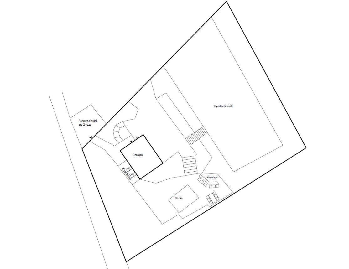 Private Summer House With Swimming Pool, Beach Bar And Pit For Football And Volleyball Hvezdonice Exterior foto